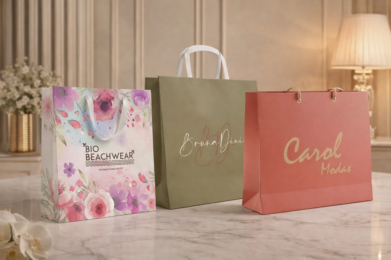 Sacolas personalizadas para Lojas de roupas