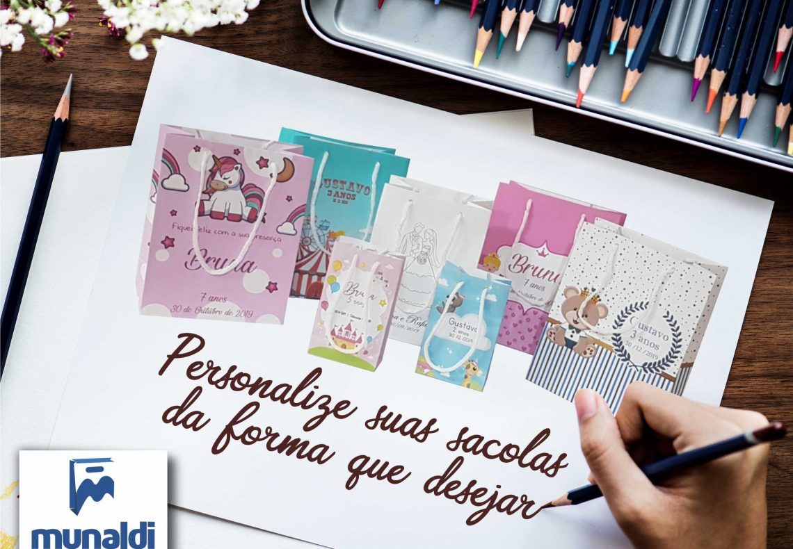 Sacolas de papel personalizadas