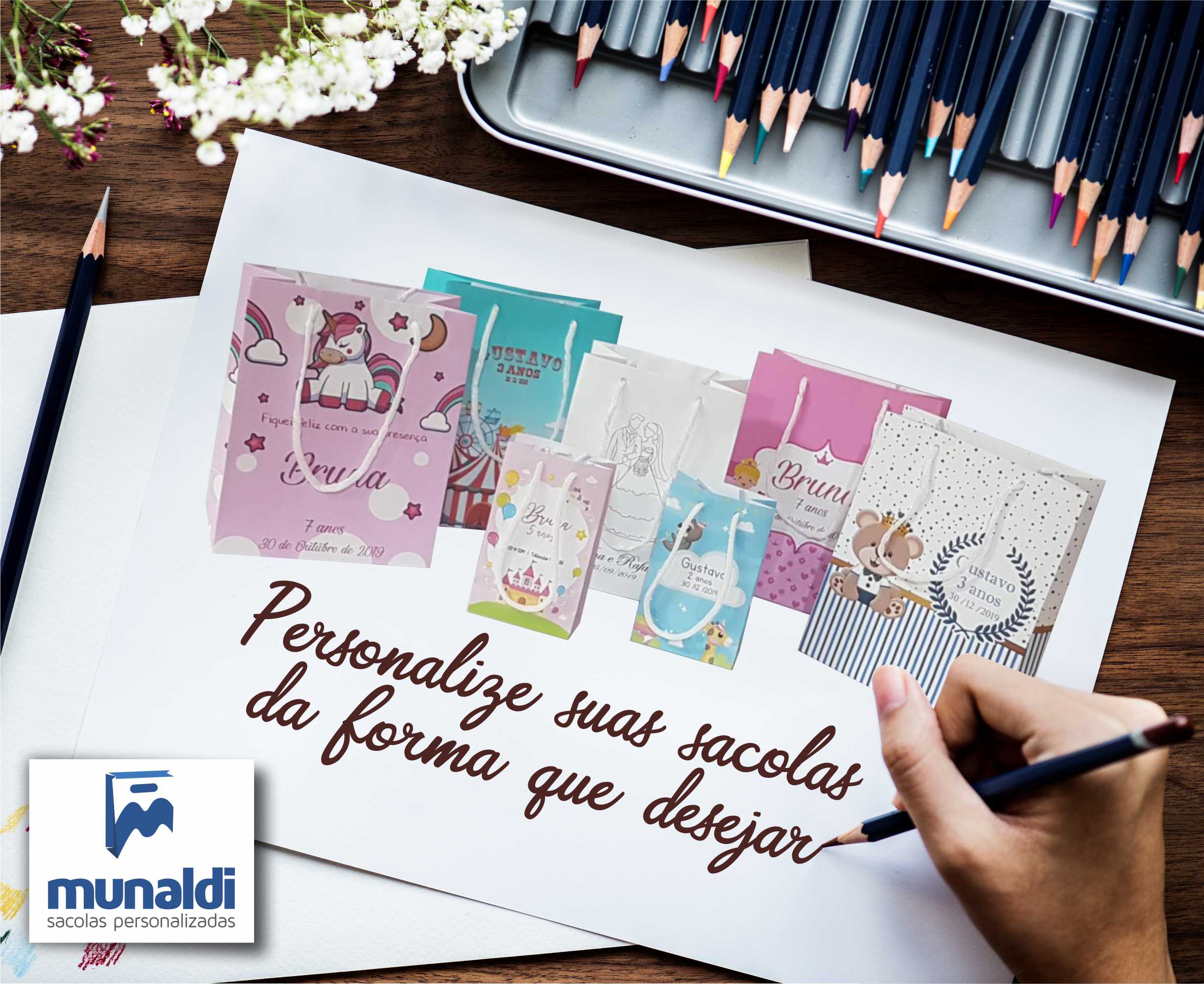 Sacolas de papel personalizadas