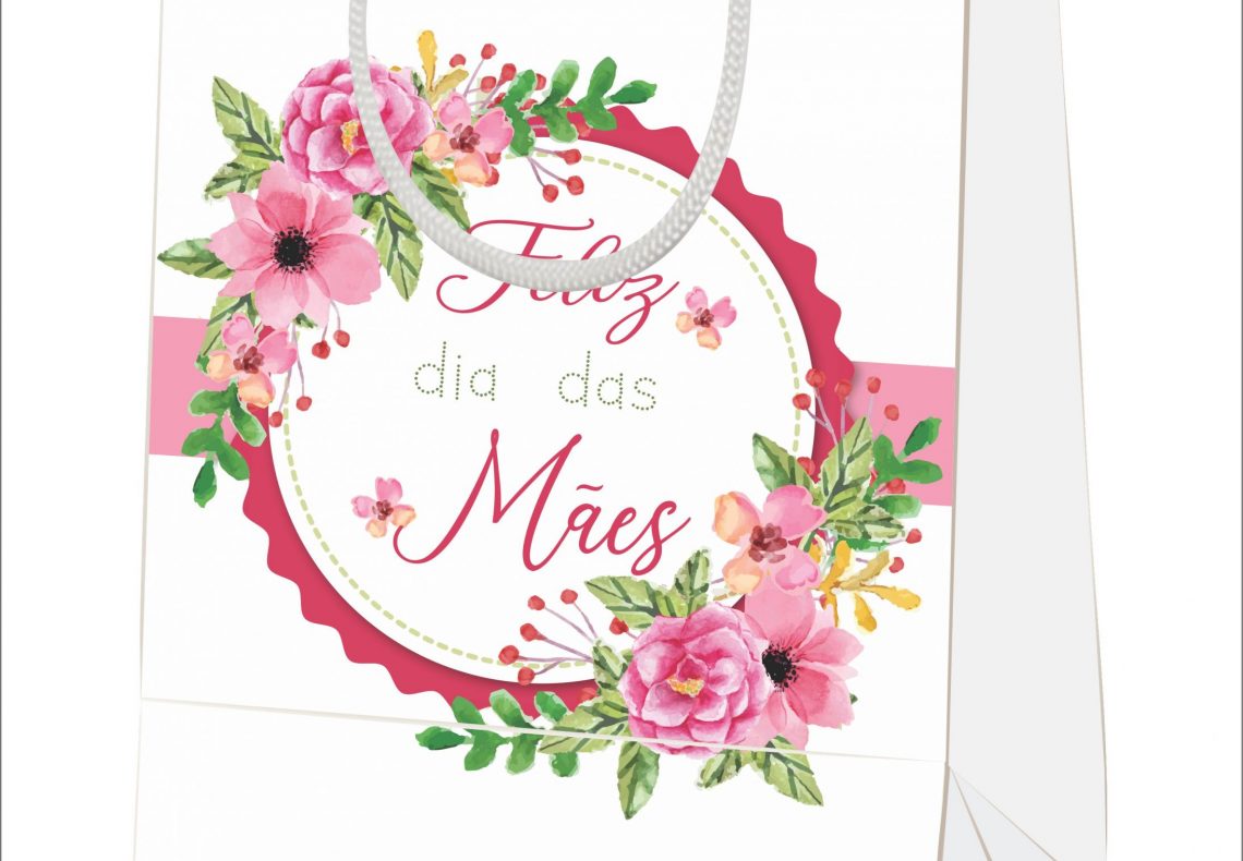 Sacolas de Papel para o Dia das Mães