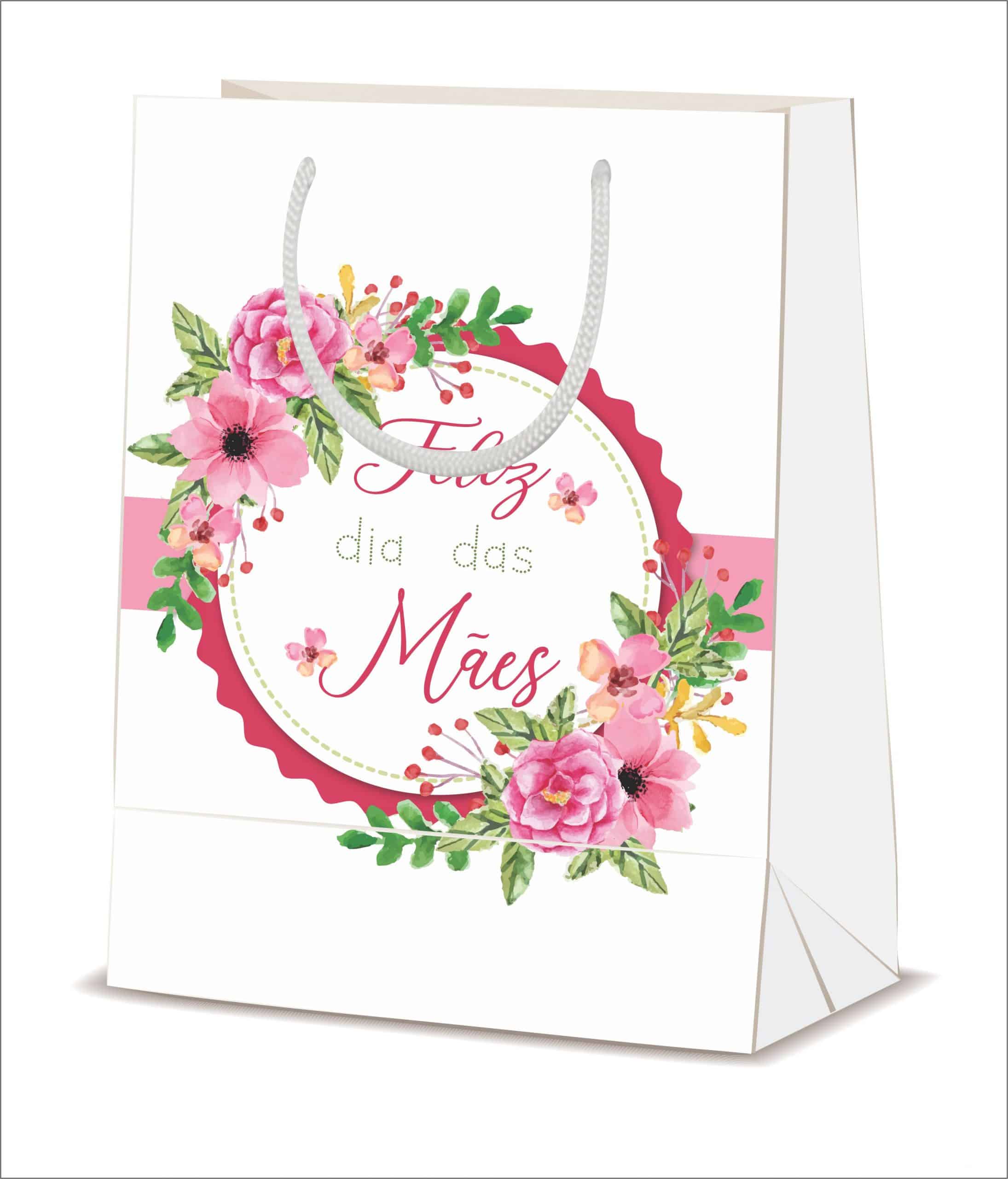 Sacolas de Papel para o Dia das Mães