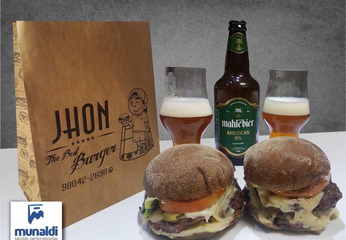 Sacolas de papel para delivery