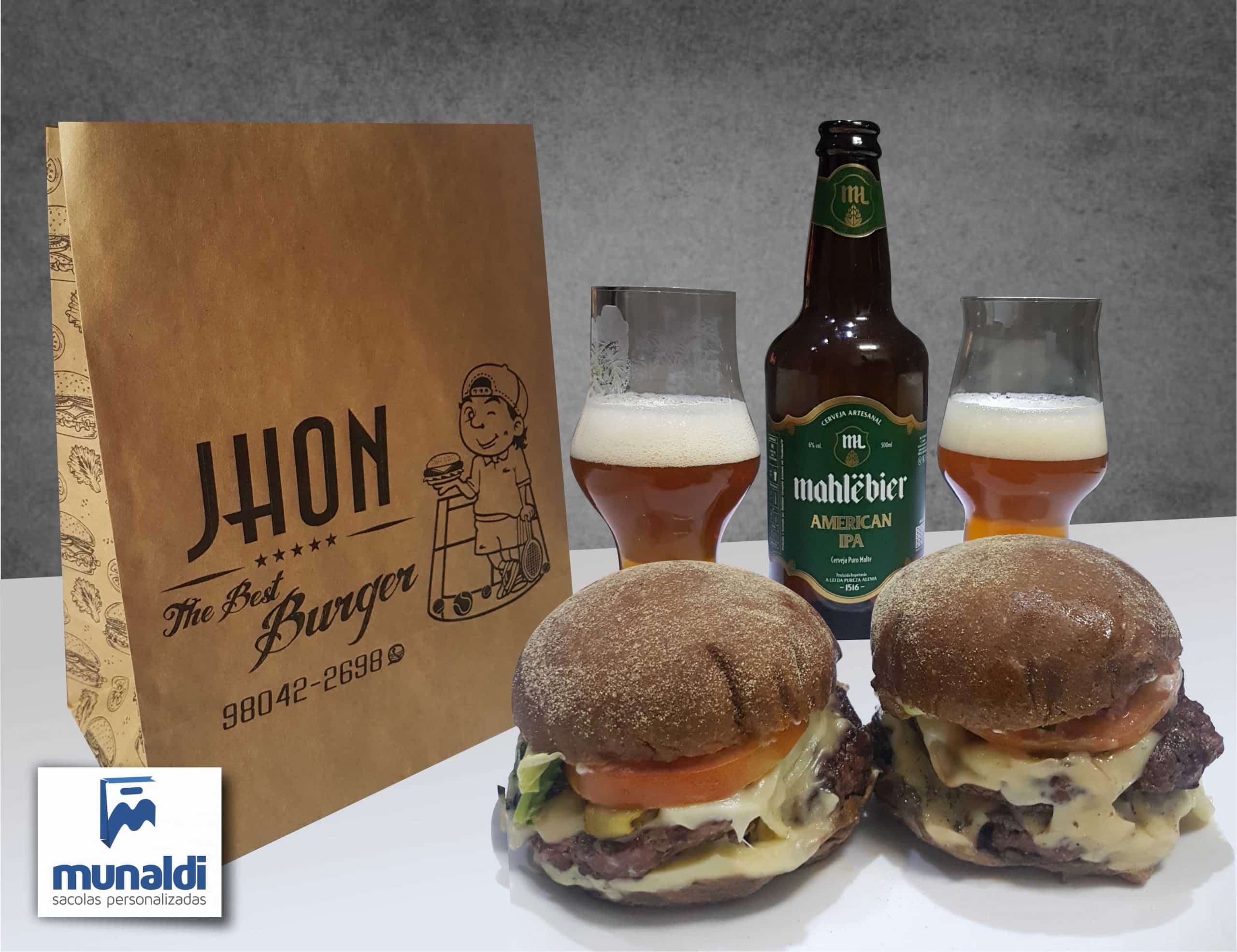 Sacolas de papel para delivery