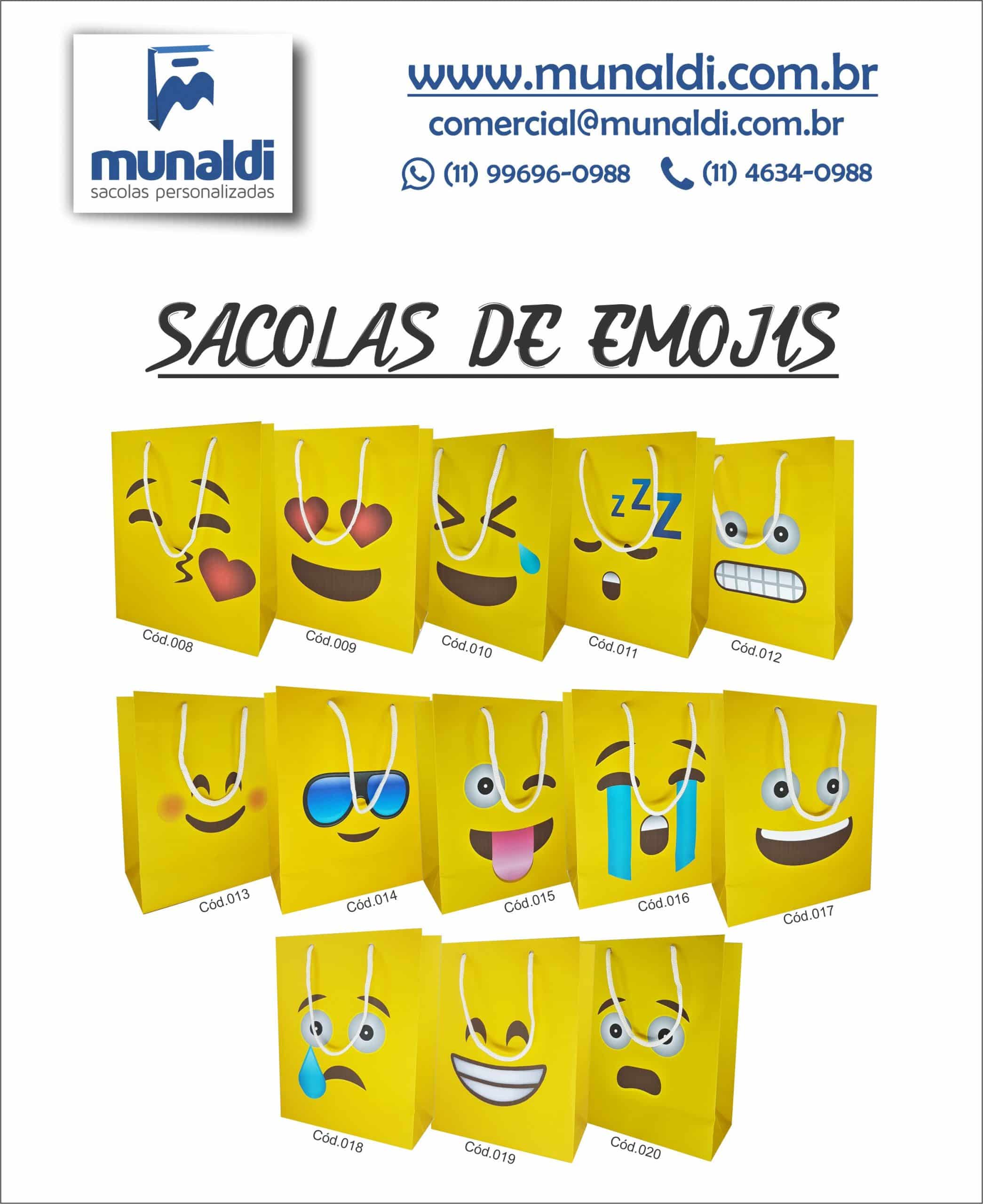 Sacolas de Emojis
