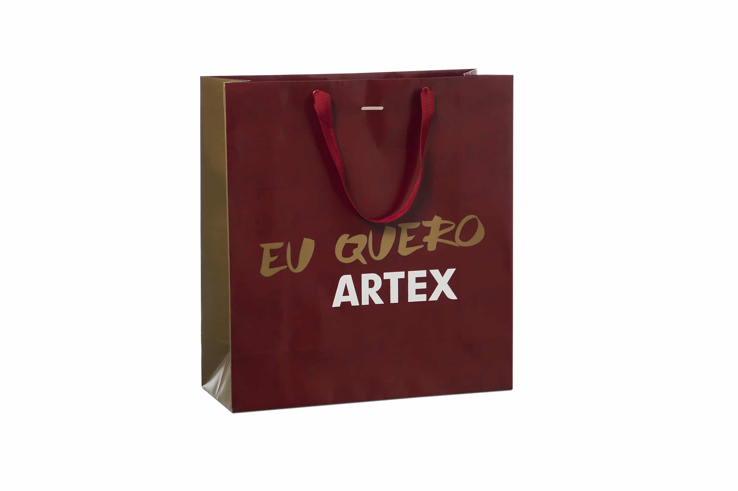 Sacolas de papel Offset personalizadas
