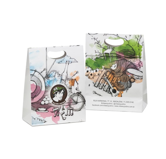 Fabricante de bolsas de papel personalizada