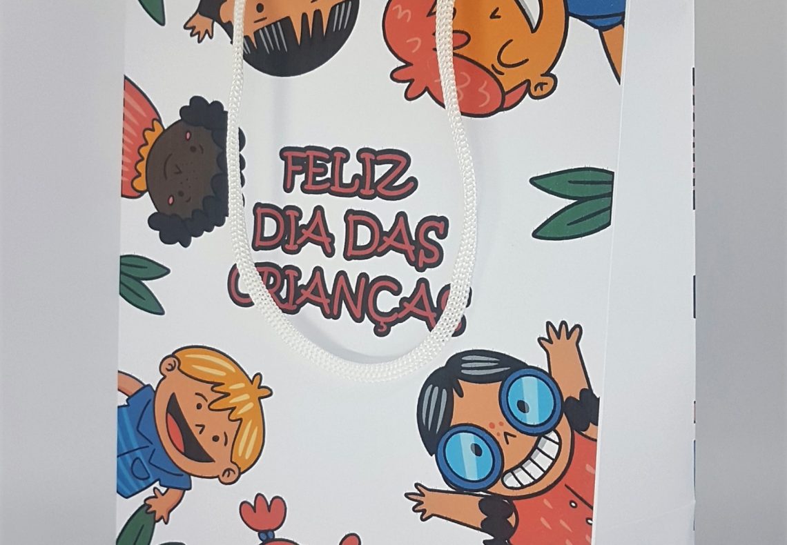 Sacolas para o Dia das Crianças